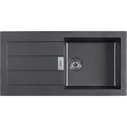 Franke Sirius S2D 611 carbonblack,rev,manuell,v-lås Franke