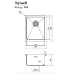 Tapwell Diskho 3040 Mässing Tapwell